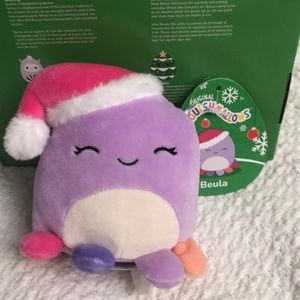 Beula The Octopus Christmas Squishmallows 4” New Release 2023